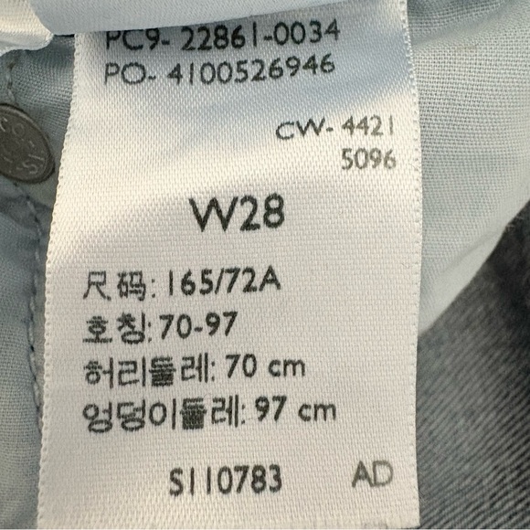 Levi’s Premium Wedgie Straight Ankle Jeans High Rise Button Fly Vintage Blue 28 - Picture 14 of 16